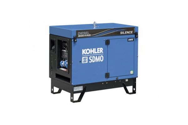 Дизельный генератор KOHLER-SDMO Diesel 6000 A Silence AVR C5 4.9 кВт, 220 В 101150800