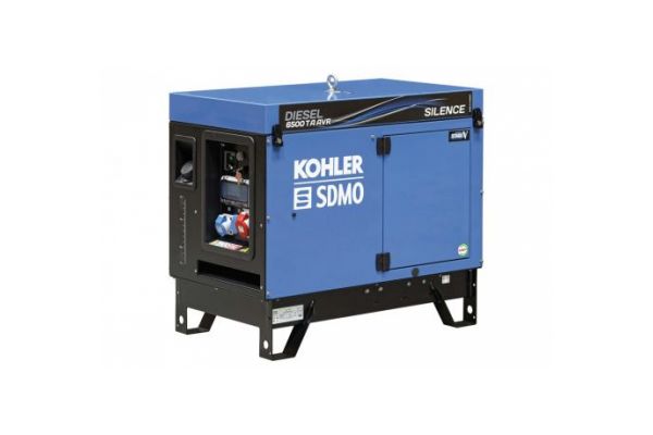 Дизельный генератор KOHLER-SDMO Diesel 6500 TA Silence AVR C5 5.2 кВт, 380/220 В 101150806