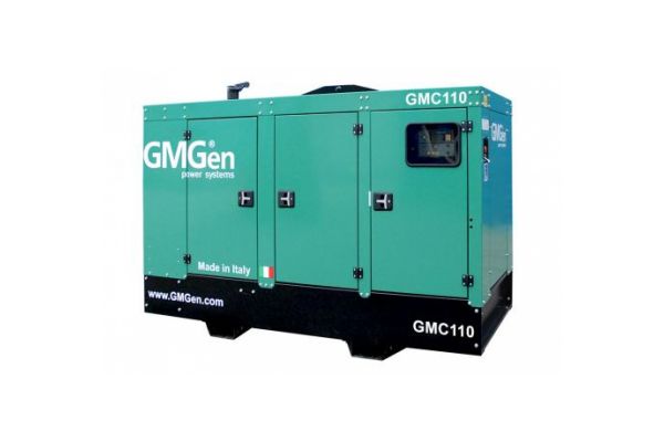 Дизельный генератор GMGen Power Systems GMC110 80 кВт, 380/220 В в шумозащитном кожухе 502612