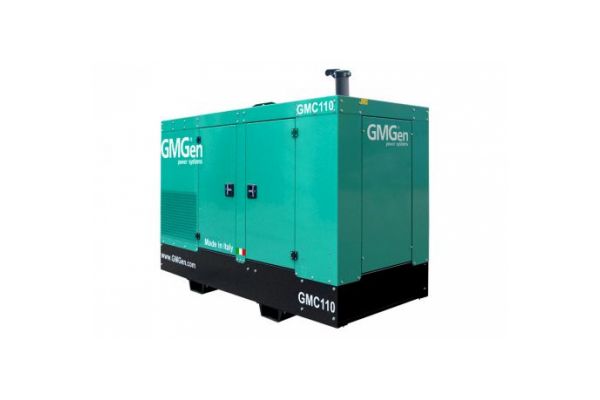 Дизельный генератор GMGen Power Systems GMC110 80 кВт, 380/220 В в шумозащитном кожухе 502612