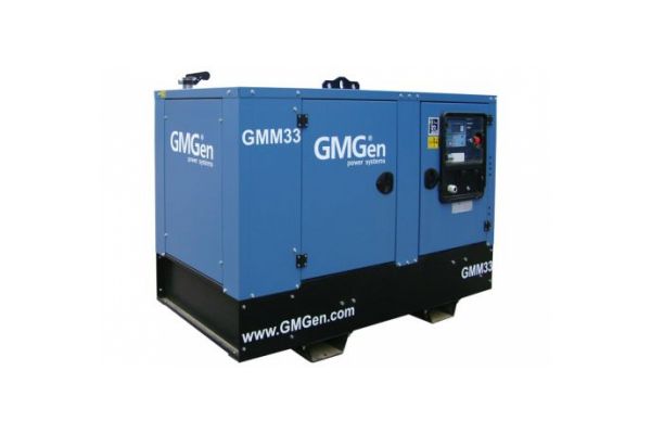 Дизель генератор GMGen Power Systems GMM33 24 кВт, 380/220 В в шумозащитном кожухе 502585