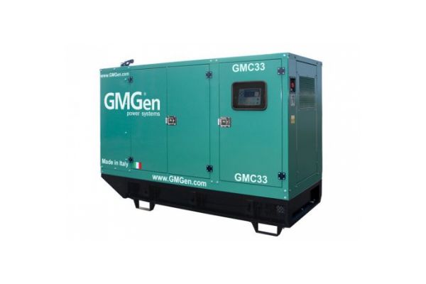 Дизель генератор GMGen Power Systems GMC33 24 кВт, 380/220 В в шумозащитном кожухе 502607