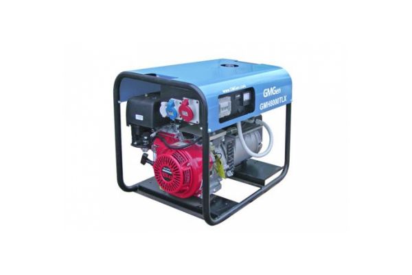 Бензиновый генератор GMGen Power Systems GMH8000TLX 5.4 кВт, 380/220 В 503122