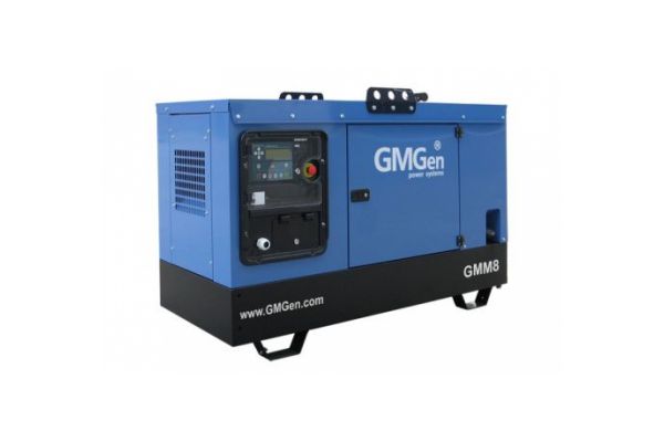 Дизель генератор GMGen Power Systems GMM8 5.6 кВт, 380/220 В в шумозащитном кожухе 502578