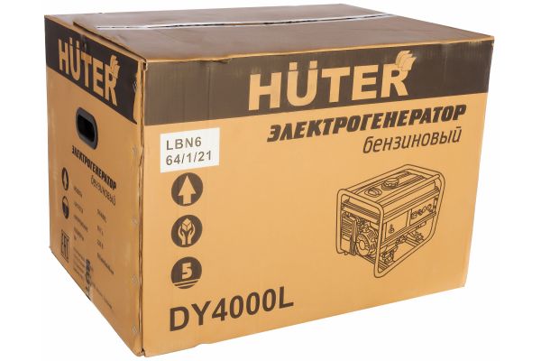 Бензиновый генератор Huter DY4000L