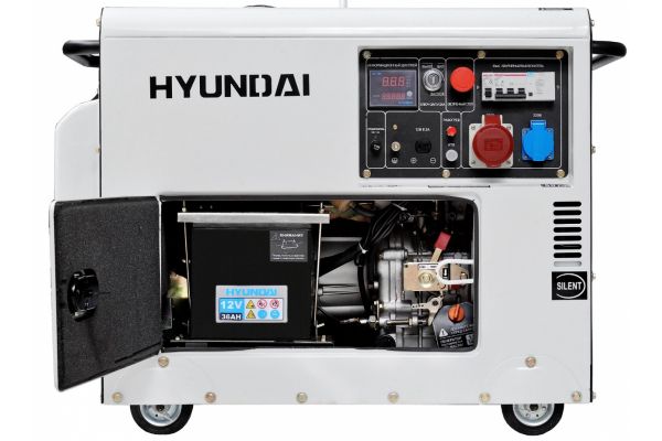 Дизельный генератор Hyundai DHY8000SE-3