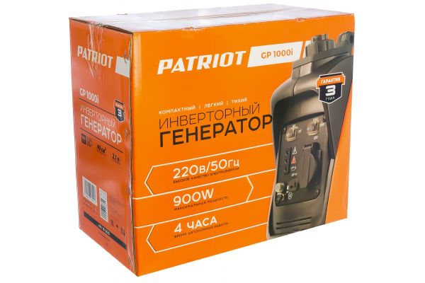 Инверторный генератор PATRIOT 1000i 474101025