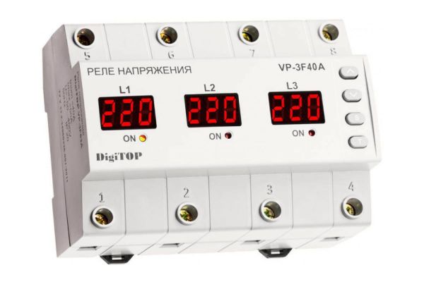 Реле напряжения DigiTOP Vp-3F40A