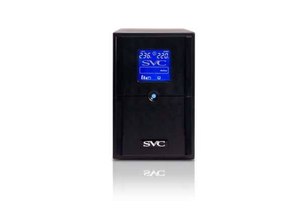 Источник бесперебойного питания SVC ИБП Л-И 1200ВА/720Вт V-1200-L-LCD