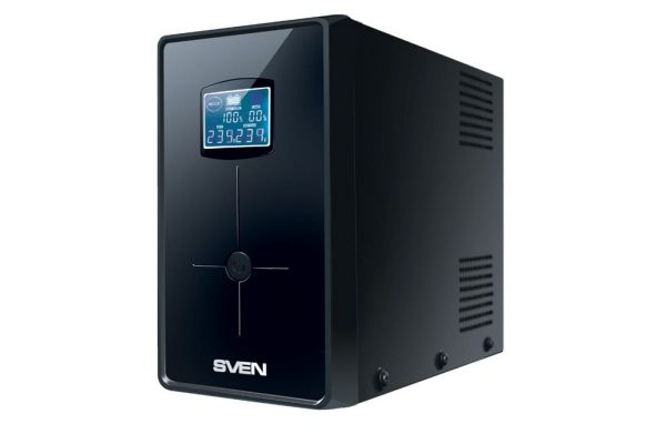 Источник бесперебойного питания SVEN Pro + 1000 (LCD, USB) SV-00691