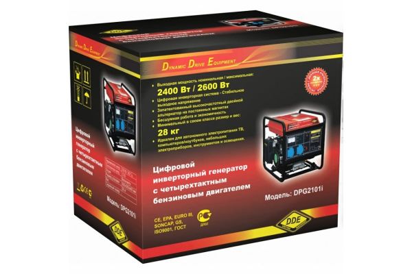 Бензиновый генератор инверторного типа DDE DPG2101i