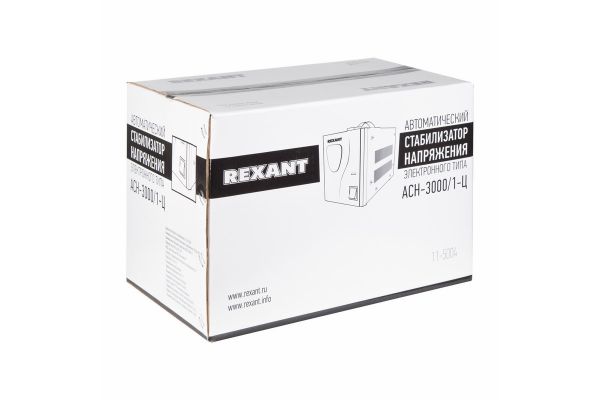 Стабилизатор напряжения REXANT, AСН-3 000/1-Ц 11-5004