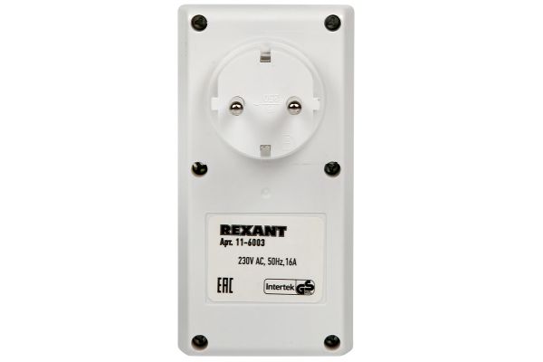 Розетка с механическим таймером REXANT в защитном корпусе IP 44 RX - 23 11-6003