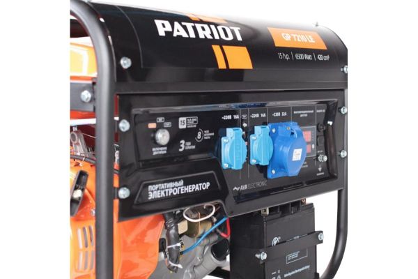 Бензиновый генератор PATRIOT GP 7210LE 474101588