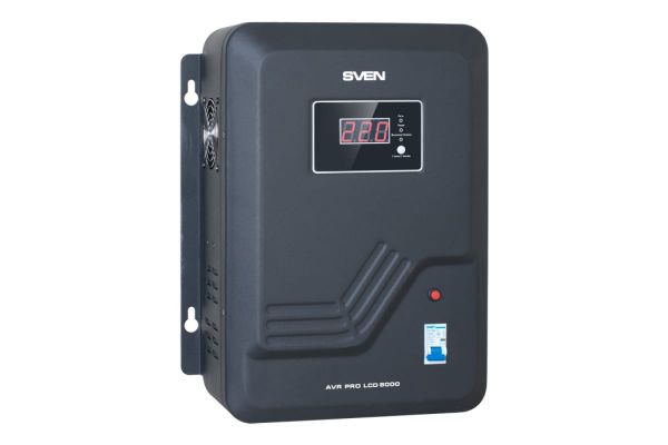 Стабилизатор напряжения SVEN AVR PRO LCD 8000