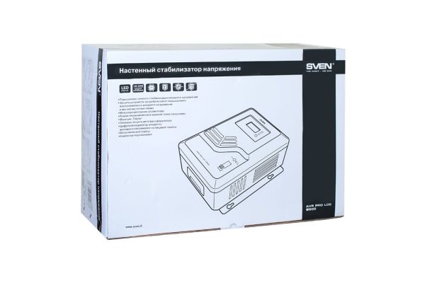 Стабилизатор напряжения SVEN AVR PRO LCD 8000