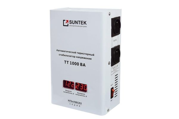 Тиристорный стабилизатор напряжения 120-280В SUNTEK TT-1000