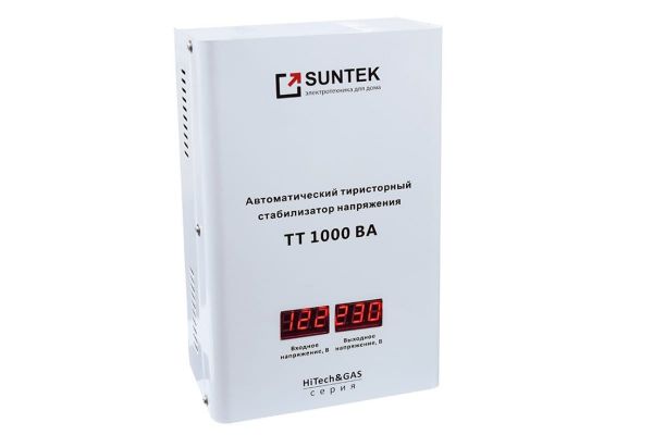 Тиристорный стабилизатор напряжения 120-280В SUNTEK TT-1000