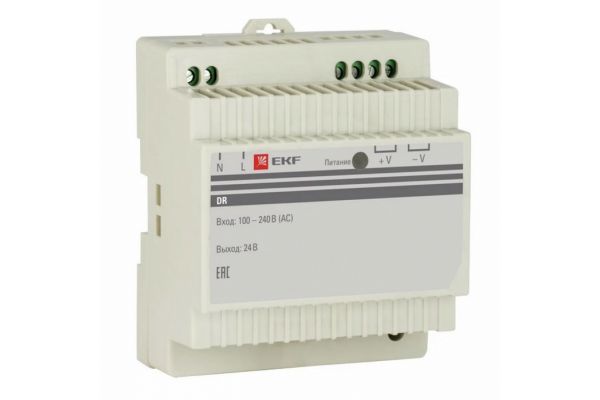 Блок питания EKF 24В DR-45W-24 PROxima SQdr-45w-24