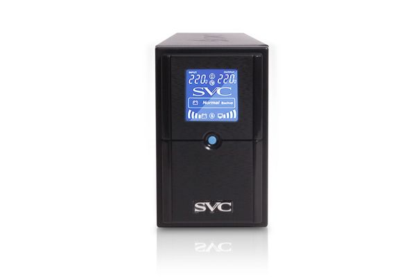 Источник бесперебойного питания SVC ИБП Л-И 800ВА/480Вт V-800-L-LCD