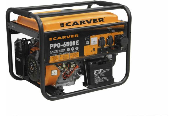 Бензиновый  генератор CARVER PPG-6500Е LT-188F 01.020.00005