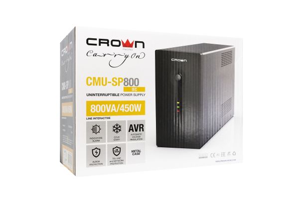 Источник бесперебойного питания CROWN CMU-SP800IEC CM000001491