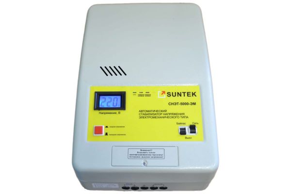 Стабилизатор напряжения SUNTEK ЭМ 5000 ВА SK.1.3 ELM5000