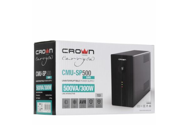 Источник бесперебойного питания CROWN CMU-SP500EURO CM000001488