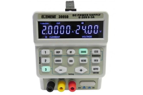 Импульсный лабораторный блок питания ELEMENT 3005D 16554 (30V, 5A)