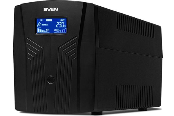 Источник бесперебойного питания SVEN Pro 1500 LCD, USB SV-013875