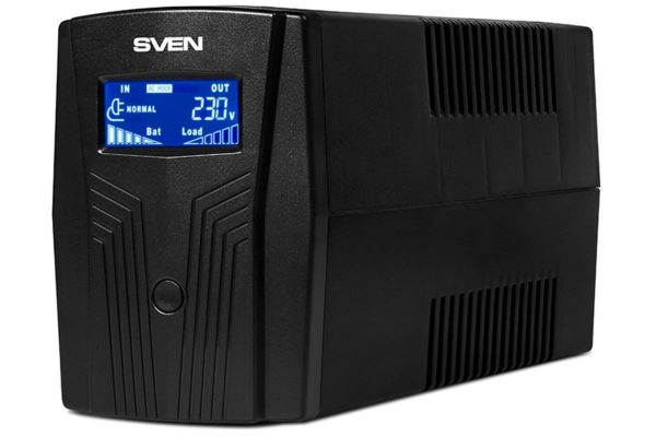 Источник бесперебойного питания SVEN Pro 650 LCD, USB SV-013844