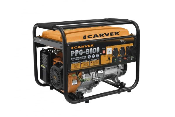 Бензиновый генератор CARVER PPG-8000 01.020.00020