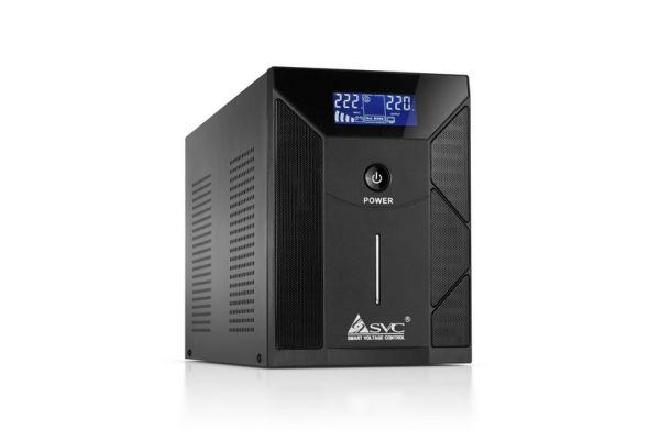 Источник бесперебойного питания SVC ИБП Л-И 3000ВА/1800Вт V-3000-F-LCD