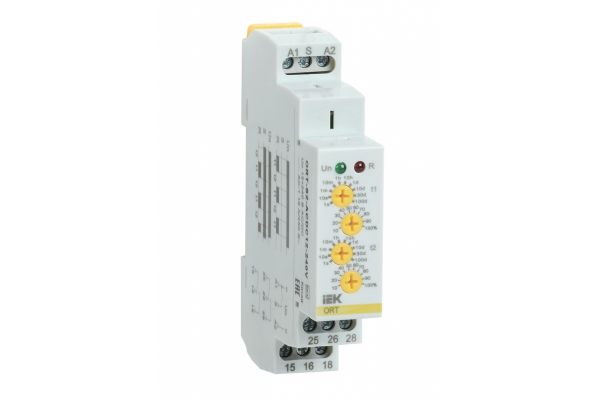 Циклическое реле IEK ORT 2 контакта 12-240В AC/DC ORT-S2-ACDC12-240V