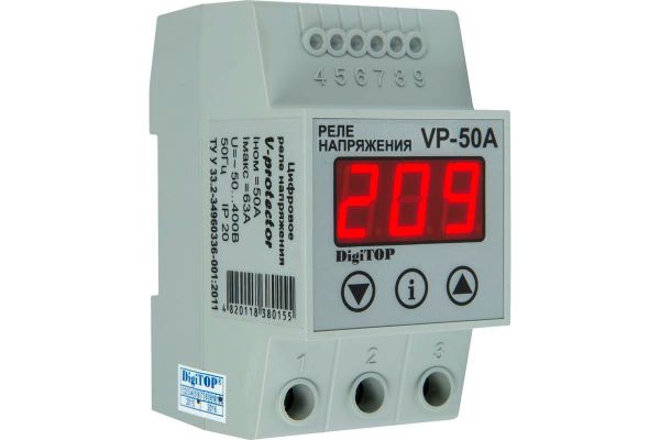 Реле напряжения DigiTOP Vp-50A