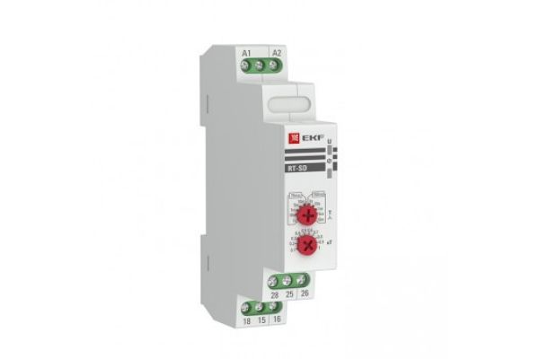 Реле времени EKF для двигателей звезда-треугольник RT-SD 12-240В PROxima SQrt-sd-12-240