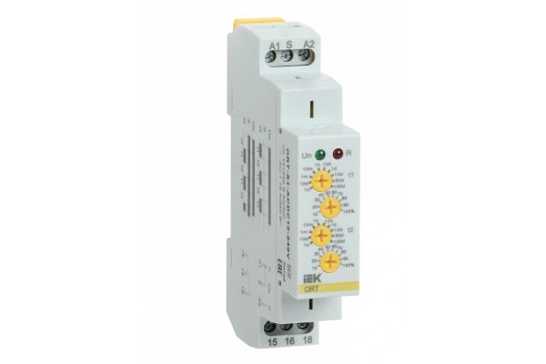 Циклическое реле IEK ORT 1 контакт 12-240 В AC/DC ORT-S1-ACDC12-240V