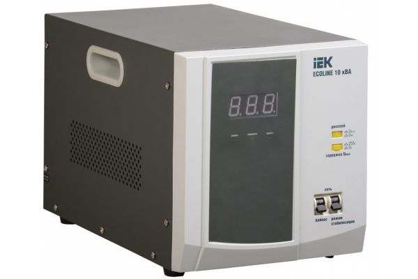 Стабилизатор напряжения IEK Ecoline 10 кВА переносной IVS26-1-10000