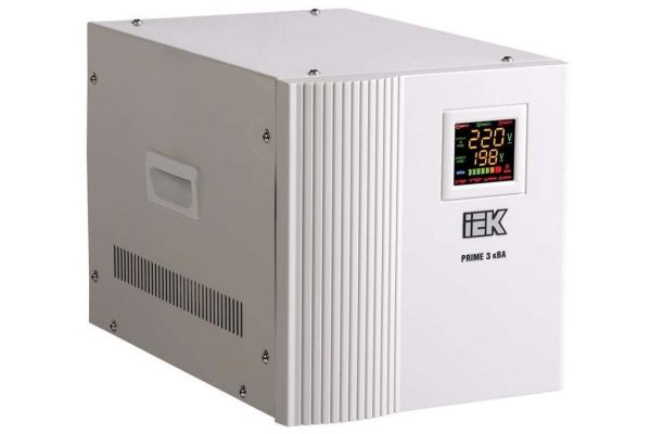 Стабилизатор напряжения IEK Prime, 3кВА, переносной, IVS31-1-03000 300297