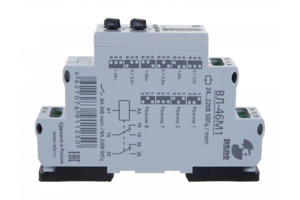 Реле времени Реле и Автоматика, ВЛ-46М1 0,1с-99ч, 24-220В, 50Гц, пост. A8223-76911250