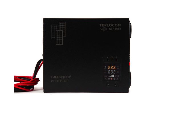 Многофункциональный инвертор Бастион TEPLOCOM SOLAR-800 220В 800ВА 500Вт 2411