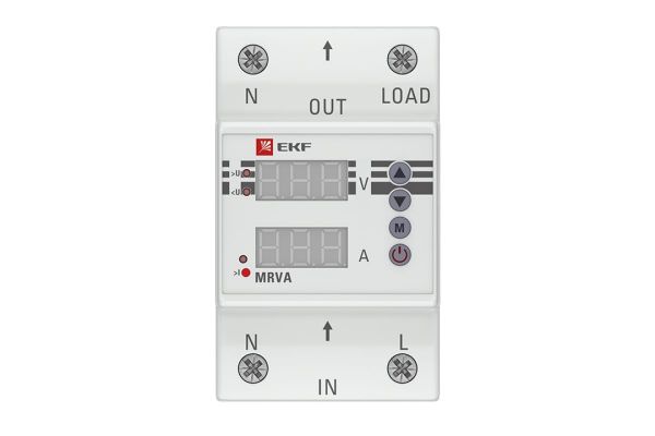 Реле напряжения и тока с дисплеем EKF MRVA, 40A PROxima MRVA-40A