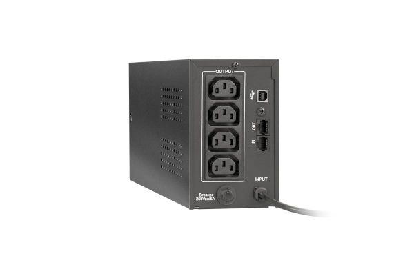 Источник бесперебойного питания ExeGate Power Back BNB-850.LED.AVR.C13.RJ.USB <850VA/480W, LED, AVR,4хC13, RJ45/11, USB, Black> 285472