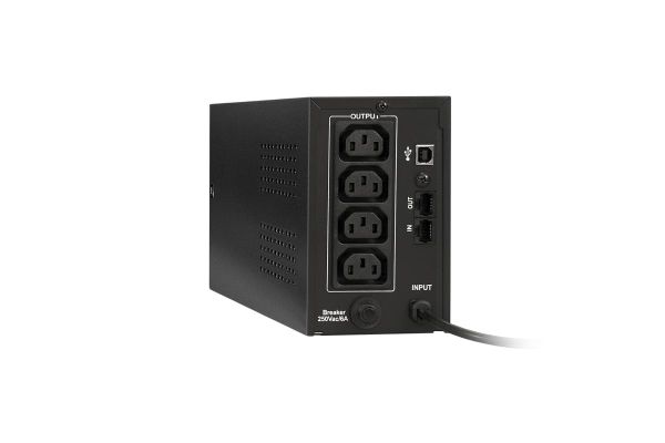 Источник бесперебойного питания ExeGate SpecialPro UNB-850.LED.AVR.C13.RJ.USB <850VA/480W, LED, AVR, 4хC13, RJ45/11, USB, Black> 285539