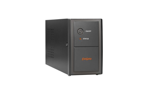 Источник бесперебойного питания ExeGate Power Back BNB-650.LED.AVR.EURO <650VA/360W, LED, AVR, 2 евророзетки, Black> 276528