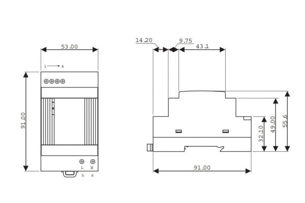 Внешний источник питания TDK-Lambda AC-DC DSP30-15