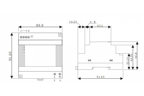 Внешний источник питания TDK-Lambda AC-DC DSP100-15