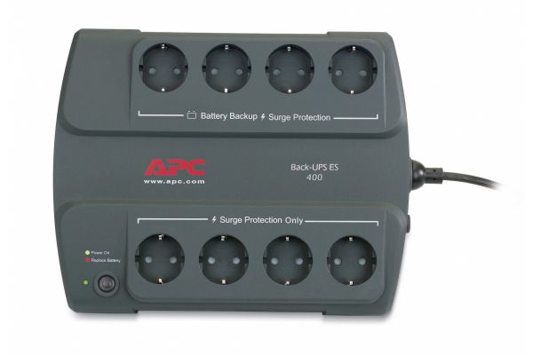 Источник бесперебойного питания APC Back-UPS ES 400VA 230V CEE 7/7 BE400-RS