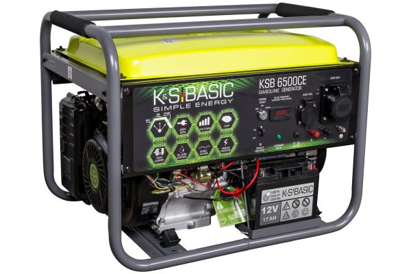 Бензиновый генератор K&S BASIC KSB 6500CE