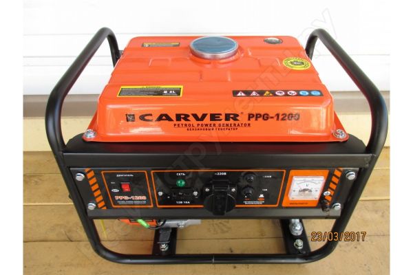 Бензиновый генератор CARVER PPG-1200 LT-156F 01.020.00002